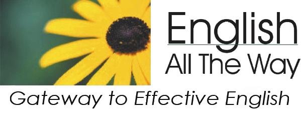 English All The Way Sunflower Logo